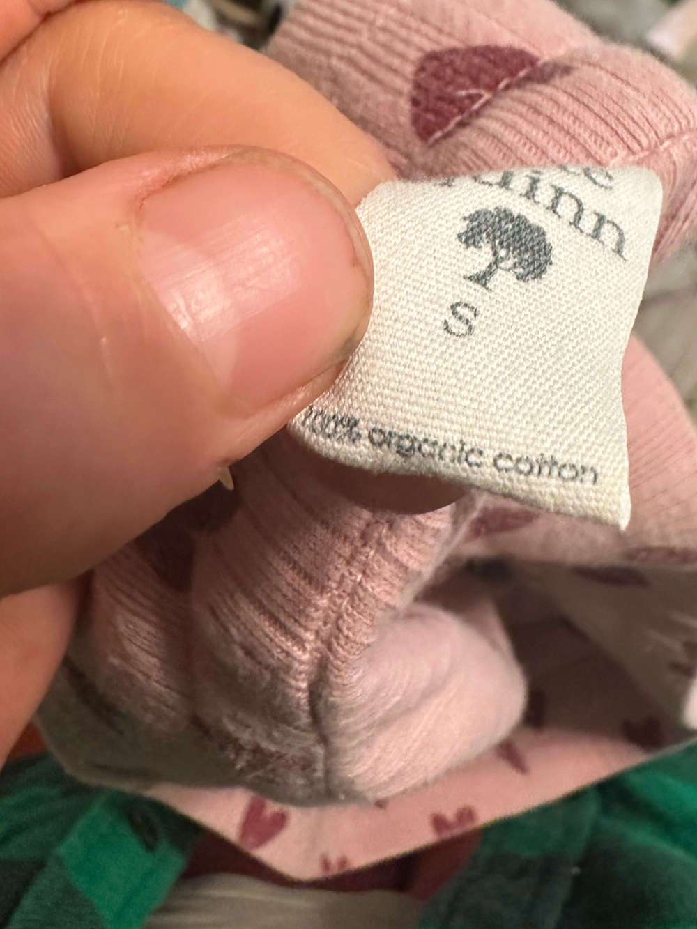Pink Heart Print Pajama Pants - Picture 2 of 2